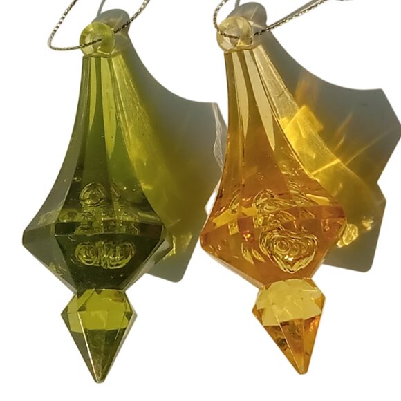 2 Vintage Ornaments / Suncatchers - Picture 5 of 12